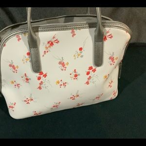 Brand new floral leather handbag